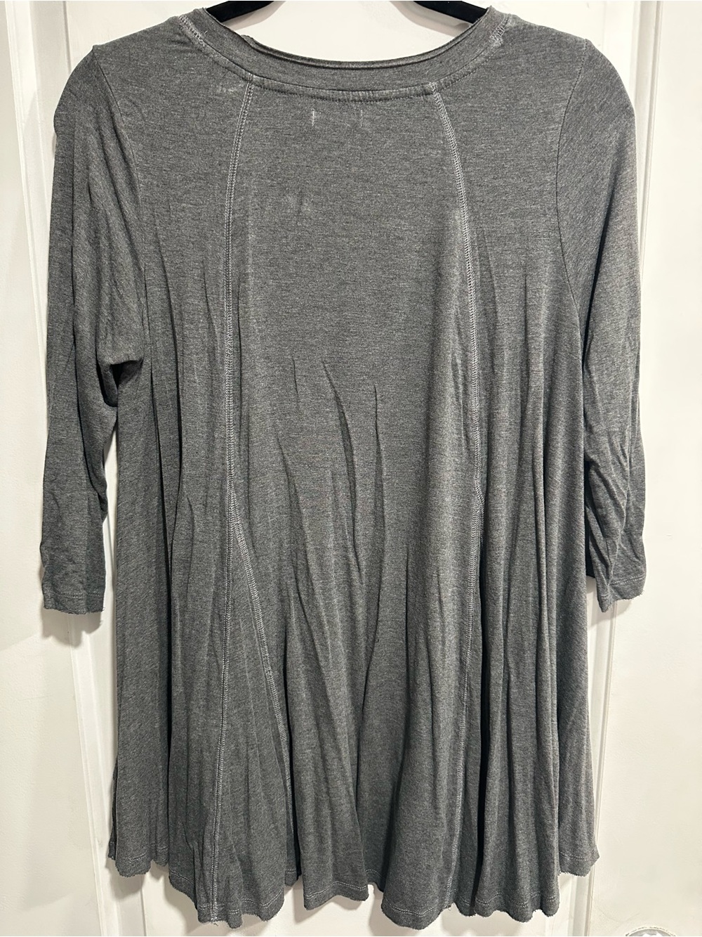 Caite Embroidered V-Neck Tunic Top - Size Medium - Picture 3 of 6